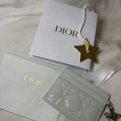 Dior Patent Flat Card Holder