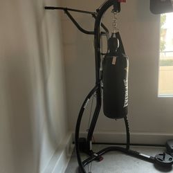 Heavy Bag & Heavy Bag Stand With Pull Up Bar 