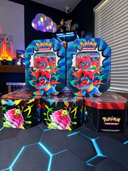 Pokémon TCG Mega Swampert & Mega Blaziken ex Tins – Factory Sealed