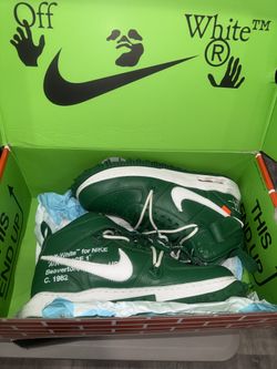Offwhite af1 mid pine green Sz 9