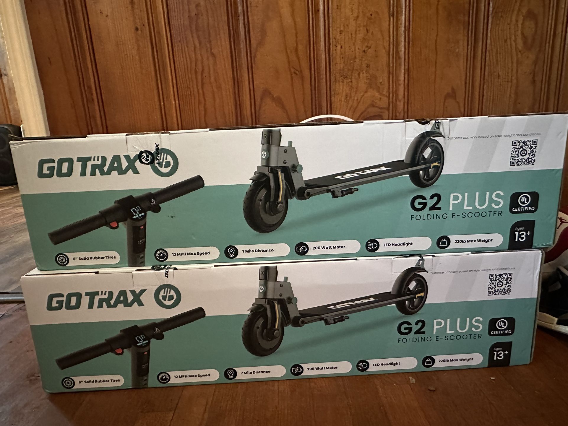 Go Trax Scooters (120$ Each ) NEW