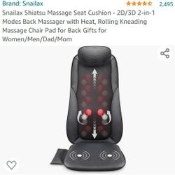 Massage Cushion With Kneading Vibration And Heating