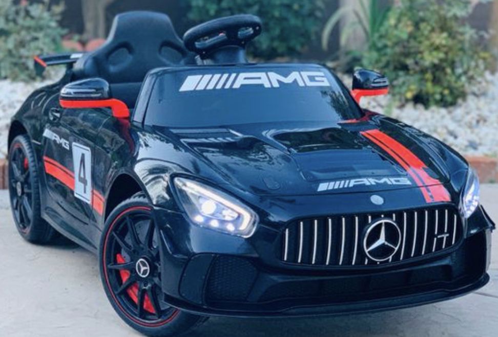 BRAND NEW Mercedes Benz AMG GT-4 12volt REMOTE CONTROL MODEL electric kid ride on car power wheels