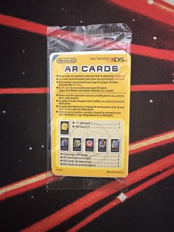 Nintendo 3ds AR Cards Sealed