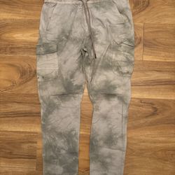 Grey Cargo Camo Pants