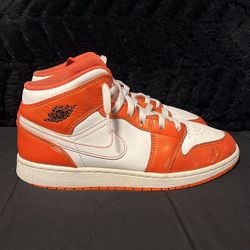 JORDAN 1 MID METALLIC ORANGE