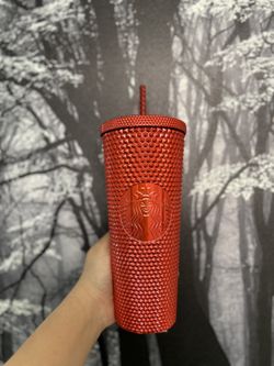 Starbucks Mexico Red Chrome Studded
