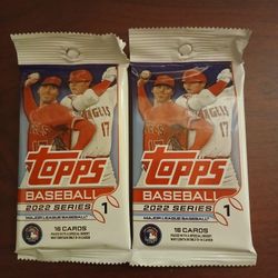 Topps 2022 Series 1 Baseball Card Packs