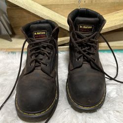 Dr. Doc Martens Industrial Steel Toe Safety Boots ASTM F2413-11 Men 9 Womens 10
