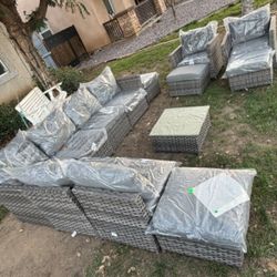 High Quality Patio Furniture Set 13 Pieces Outdoor Patio Furniture Deep Seating Patio Cushions πππβοΈπ