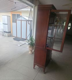 Antique China  Cabinet Hutch