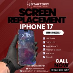 Apple iPhone 17 Screen Replacement Display | Premium & Aftermarket | OLED
