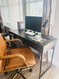 Desk and chair
