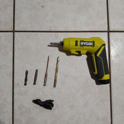Ryobi Mini Power Drill Screw Gun w/5 Bits for $35
