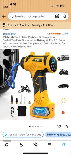 Tire Inflator Portable