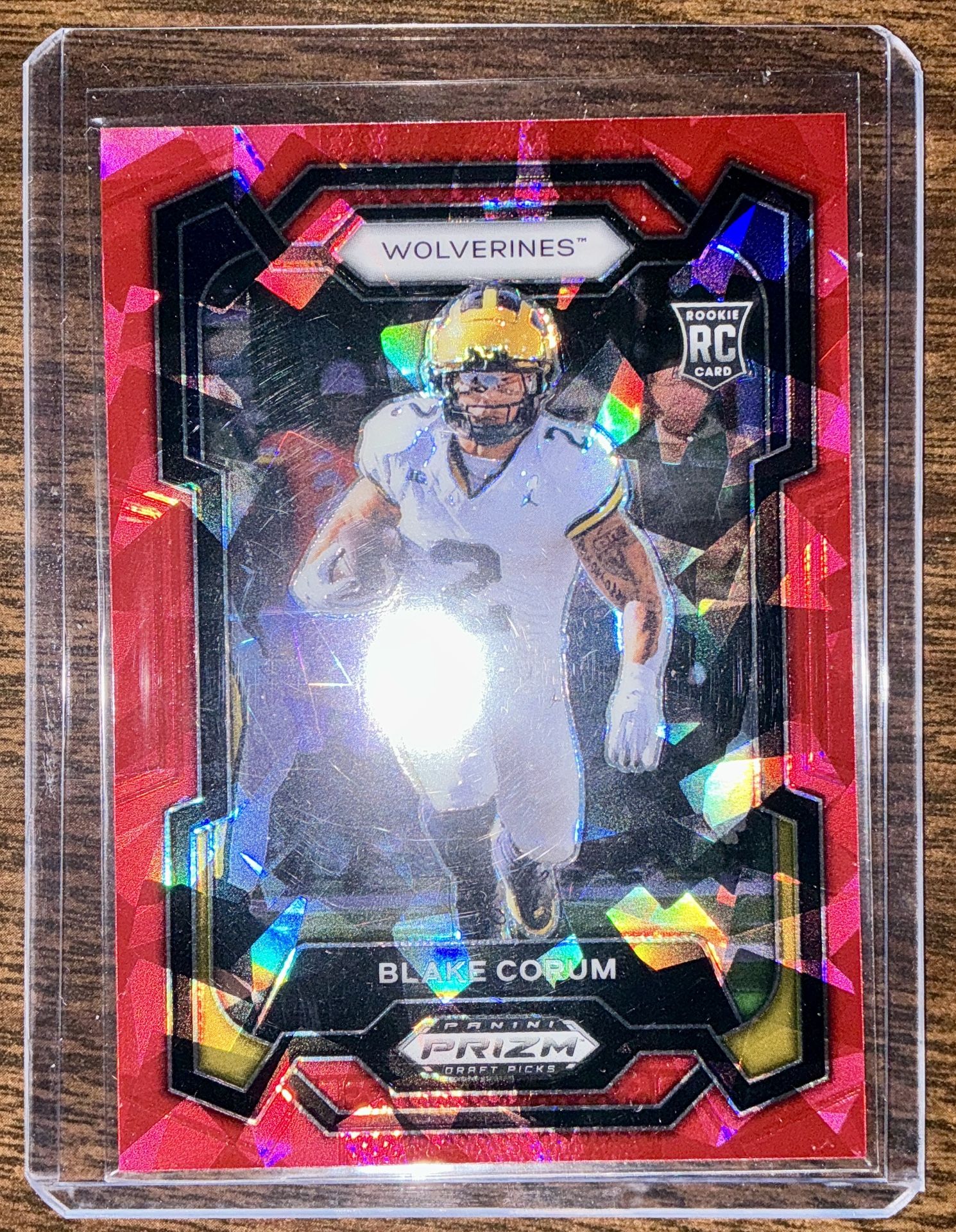 2024 Prizm Draft Picks Red Ice Rookie Blake Corum