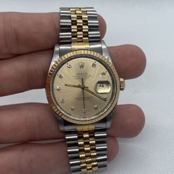 Rolex DateJust Diamond Dial