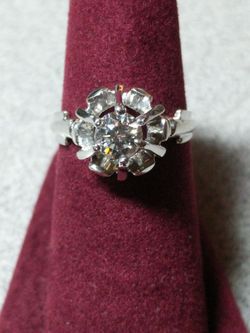 18kt WG Diamond Engagement ring