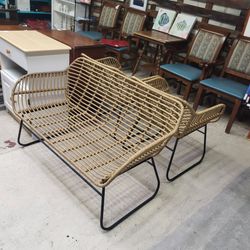 Patio furniture set! just add cushions!