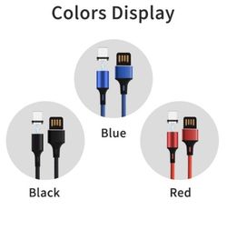 Magnetic Fast USB Charging Cable(3.3ft), Melonboy Nylon Braided Magnetic Phone Charger, 3 in 1 Magnetic Cable Compatible with Micro USB, Type