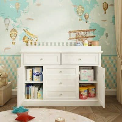 Used - White Changing Table