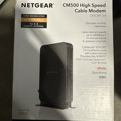 New CM500 High Speed Cable Modem