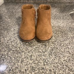 Brown Suede Boots Size 5T