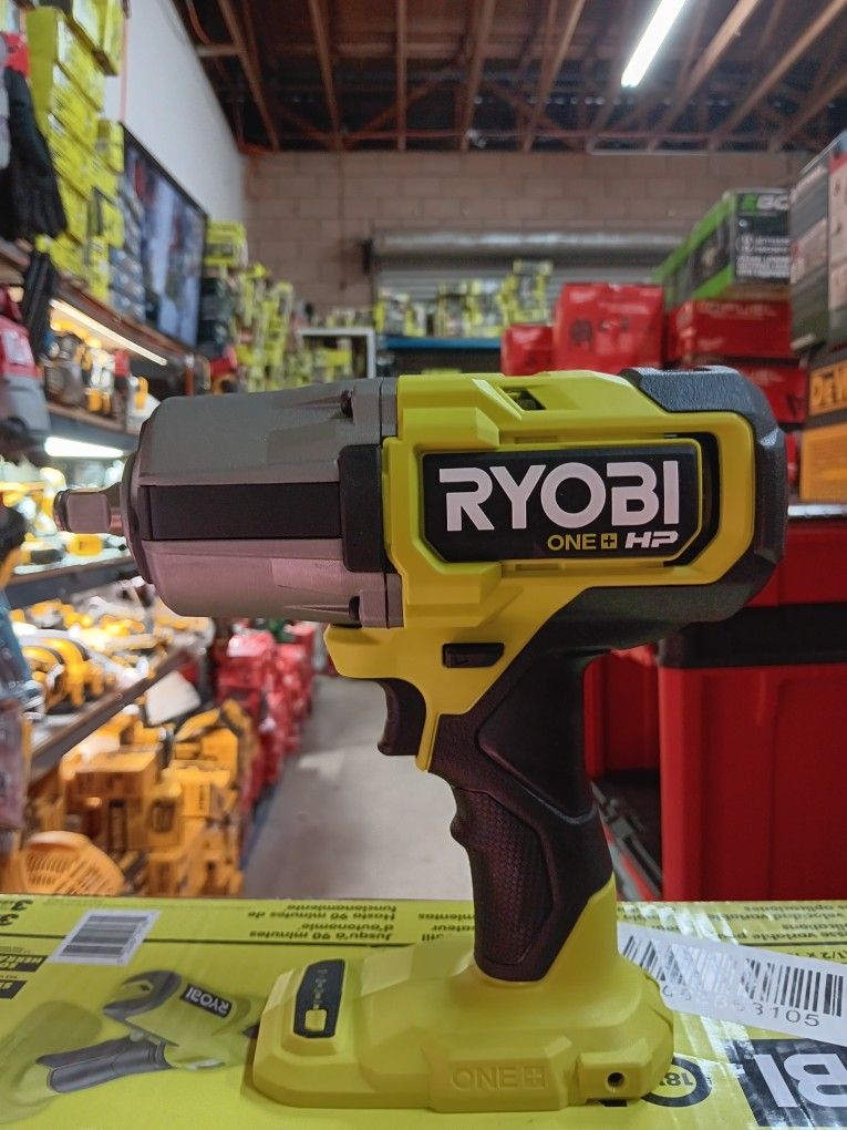 Ryobi ONE + HP 18V Brushless Cordless 4 Mode 1/2in. Impact Wrench. Tool Only