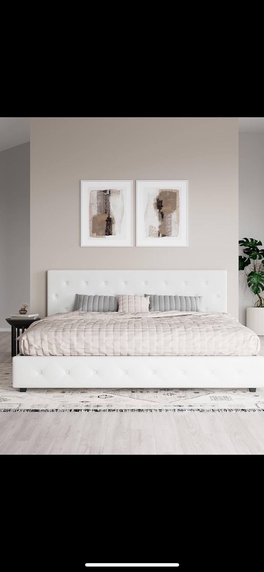 Queen Bed Frame + 10” Memory Foam Mattress – $100 (Urgent Move-Out Sale) Jersey City