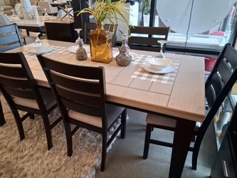 5PC Farmhouse Style Dining