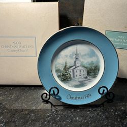 1974 Avon Country Church Collectible Plate 