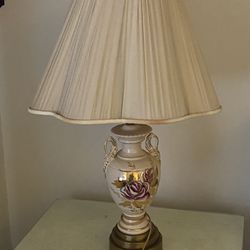 Antique Lamp Gold Leaf Details