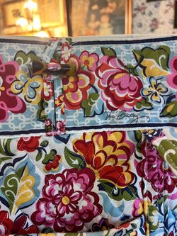 Vera Bradley Quilted Floral Tote Bag