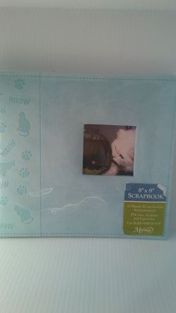 Scrapbook (8x8) Kitty themed *with extras! 'Markings' by CR Gibson