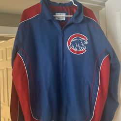 Chicago Cubs Full Zip Windbreaker Jacket 