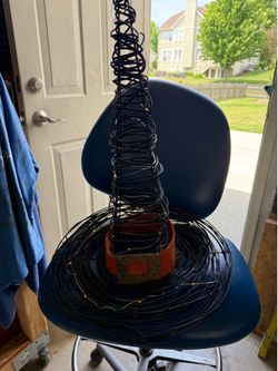 Light up witch decor