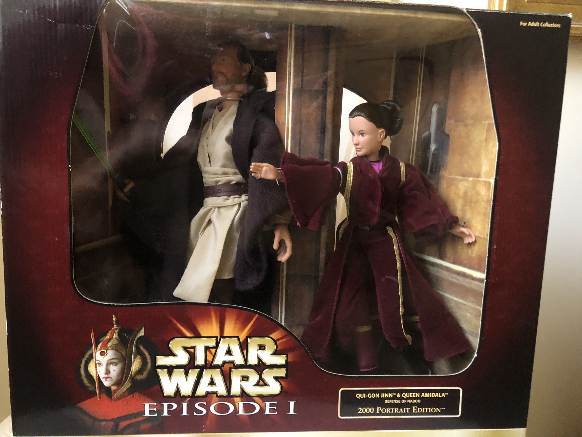 Qui Gon Jinn And Queen Amidala Defense Of Naboo Portrait Edition
