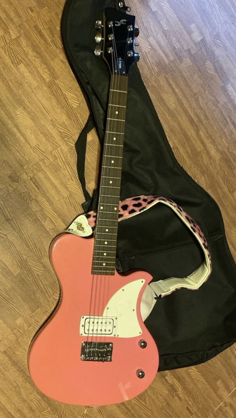 Pink First Act ME515 Electric Guitar
