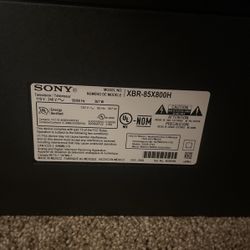 Sony Bravia 85” Flat Screen 