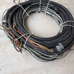 8/4 Wire For Temporary Power 37’ Ft Of 8/4 & Approx. 50’FT 12 Gage Hot, Neutral & Ground Wire   M