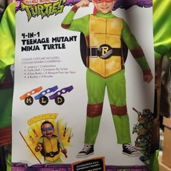 Boy teenage mutant ninja turtles halloween costume 2T 