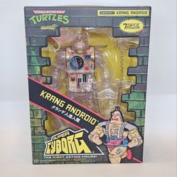 Tennage Mutant Ninja Turtles Krang Android X Ray Super Cyborg 11" Figure Super 7 / Collectible / Collector / Memorabilia / Toy / Rock Steady / HTF