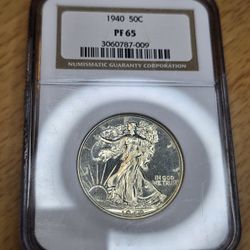 1940 Poof Walking Liberty Half Dollar 