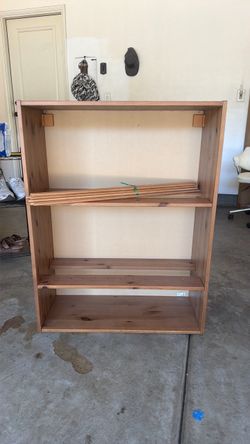 Wooden Bookshelf with Extra Shelves