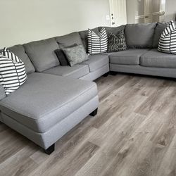 Gray Sectional Sofa