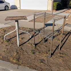 Table Legs & Small Shelf 