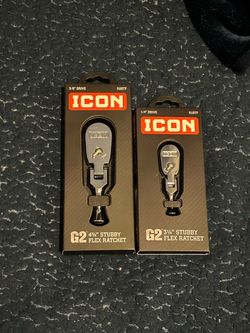 Icon G2 3/8 Drive and 1/4 Drive Stubby
