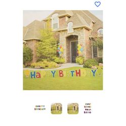 Yard Sign Happy Birthday