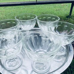 $40 vintage dessert cups/bowls/ dish