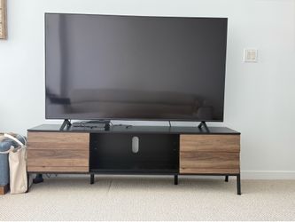 TV stand and LG TV